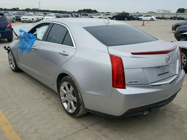 1G6AB5RA3D0124294 - 2013 CADILLAC ATS LUXURY SILVER photo 3