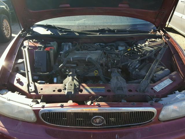 2G4WS52J641308979 - 2004 BUICK CENTURY CU MAROON photo 7