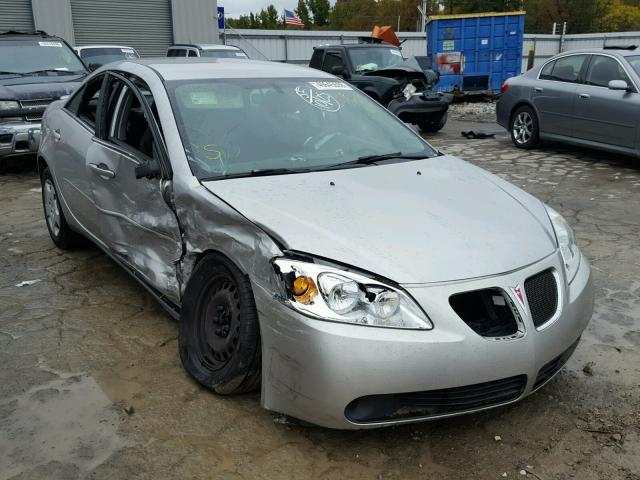 1G2ZF55BX64226968 - 2006 PONTIAC G6 SE SILVER photo 1