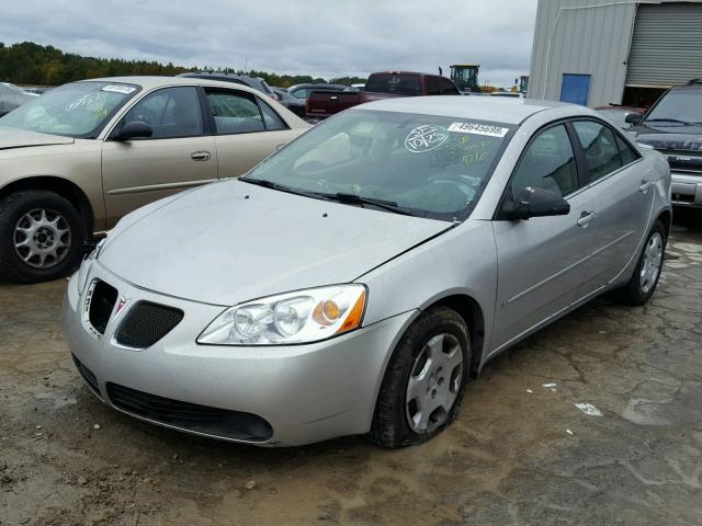 1G2ZF55BX64226968 - 2006 PONTIAC G6 SE SILVER photo 2