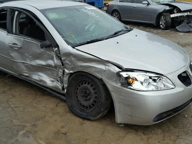 1G2ZF55BX64226968 - 2006 PONTIAC G6 SE SILVER photo 9