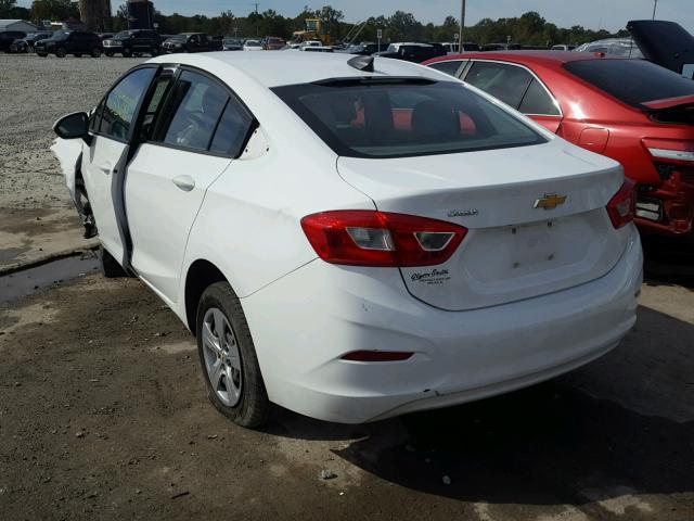 1G1BC5SM8H7259280 - 2017 CHEVROLET CRUZE LS WHITE photo 3