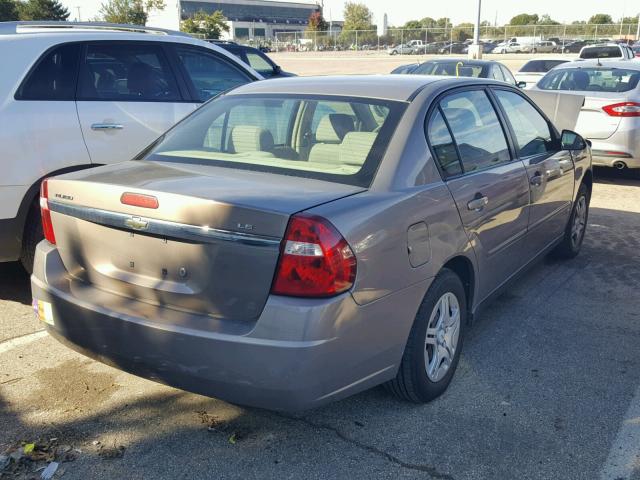 1G1ZS58F77F280605 - 2007 CHEVROLET MALIBU LS 棕色 照片 4