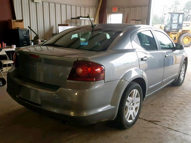 1B3BD4FB5BN572489 - 2011 DODGE AVENGER EX GRAY photo 4