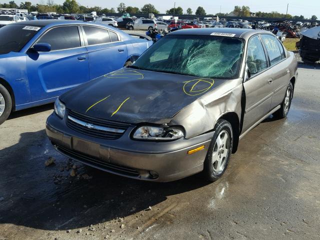 1G1NE52J32M593786 - 2002 CHEVROLET MALIBU LS GOLD photo 2
