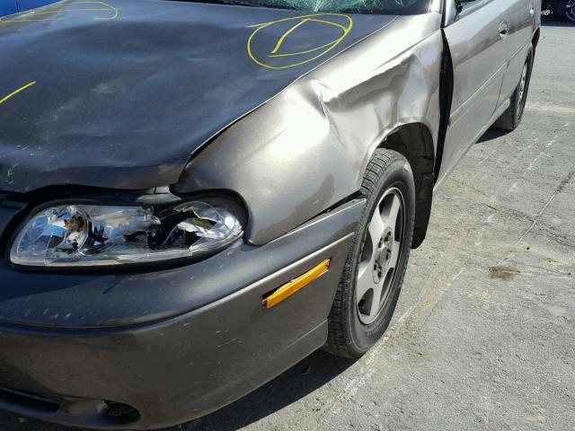 1G1NE52J32M593786 - 2002 CHEVROLET MALIBU LS GOLD photo 9