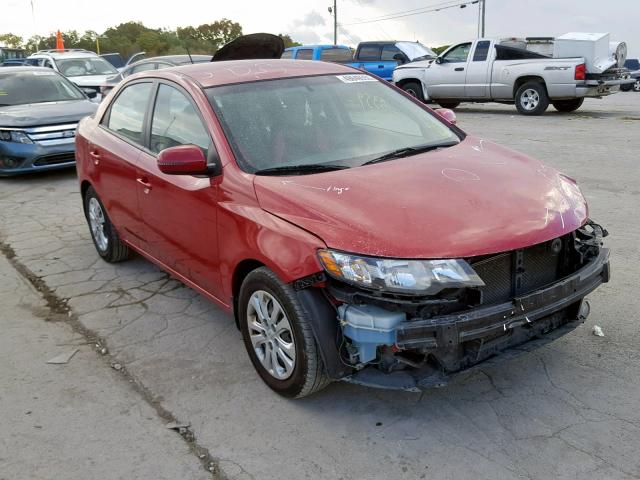 KNAFU4A2XD5735550 - 2013 KIA FORTE EX MAROON photo 1