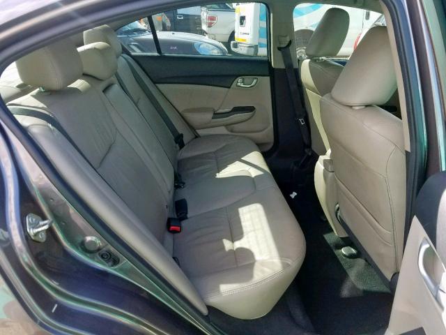 19XFB2F93EE271221 - 2014 HONDA CIVIC EXL 银色 照片 6