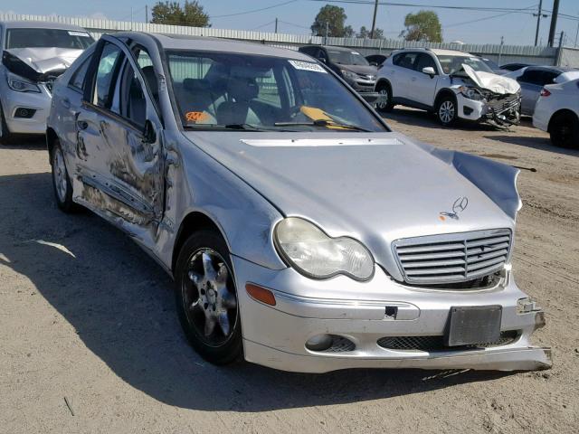 WDBRF61J21F065896 - 2001 MERCEDES-BENZ C 240 SILVER photo 1