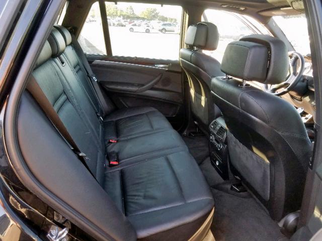 5UXFE83539L309182 - 2009 BMW X5 XDRIVE4 BLACK photo 6