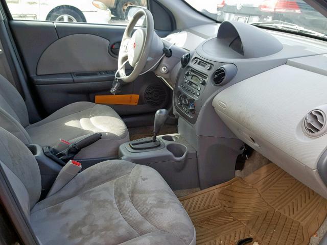 1G8AJ52F93Z131440 - 2003 SATURN ION LEVEL SILVER photo 5