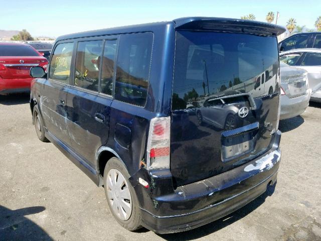 JTLKT324564053977 - 2006 TOYOTA SCION XB ლურჯი ფოტო 3