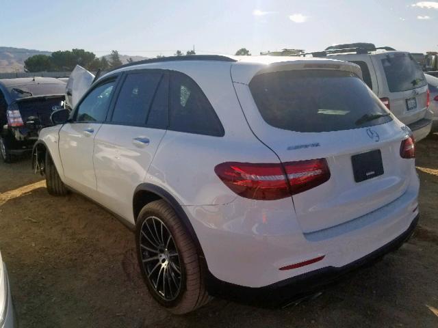 WDC0G6EB9KF522869 - 2019 MERCEDES-BENZ GLC 43 4MA WHITE photo 3