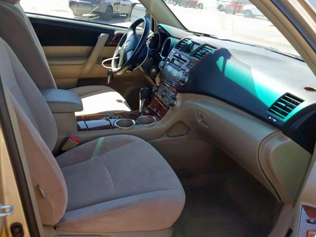 JTEES41A082062248 - 2008 TOYOTA HIGHLANDER TAN photo 5