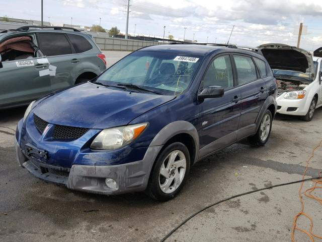 5Y2SL62803Z414479 - 2003 PONTIAC VIBE BLUE photo 2