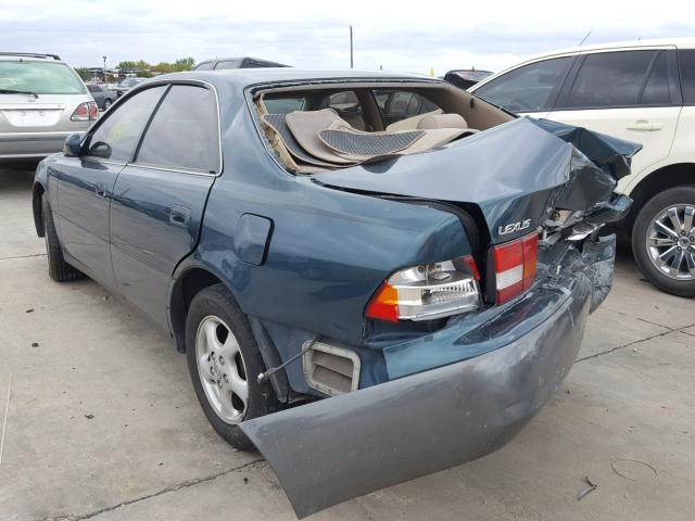 JT8BF28G9W0143072 - 1998 LEXUS ES 300 GREEN photo 3