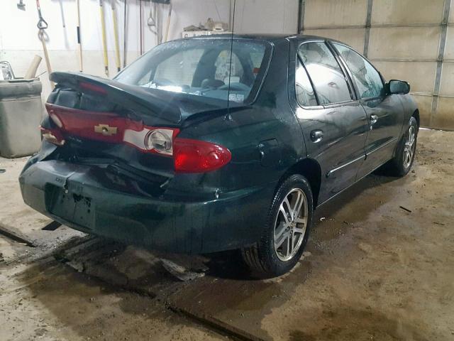 1G1JC52F247250906 - 2004 CHEVROLET CAVALIER GREEN photo 4