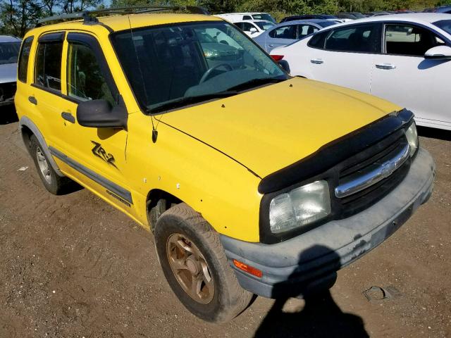 2CNBJ734446905606 - 2004 CHEVROLET TRACKER ZR YELLOW photo 1