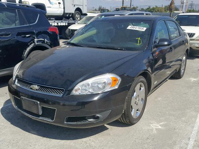 2G1WD58C889254303 - 2008 CHEVROLET IMPALA SUP შავი ფოტო 2
