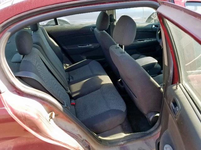 1G1AT58H597137158 - 2009 CHEVROLET COBALT LT MAROON photo 6