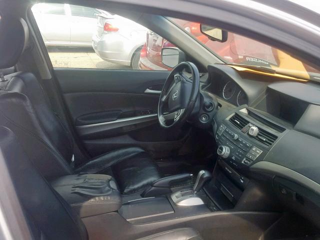 1HGCP36819A030141 - 2009 HONDA ACCORD EXL SILVER photo 5