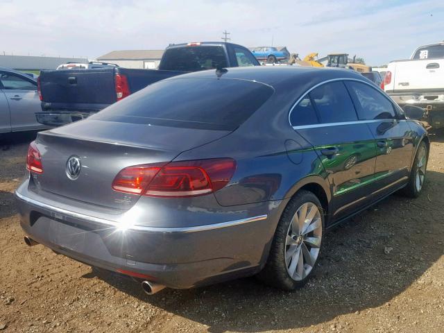 WVWGU7AN9DE503492 - 2013 VOLKSWAGEN CC VR6 4MO BLACK photo 4