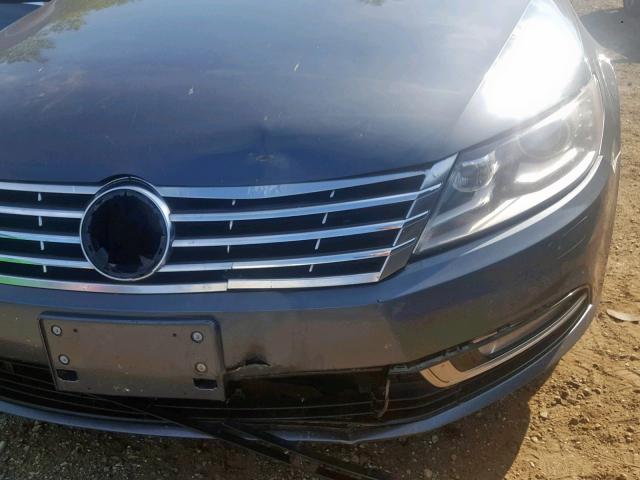 WVWGU7AN9DE503492 - 2013 VOLKSWAGEN CC VR6 4MO BLACK photo 9