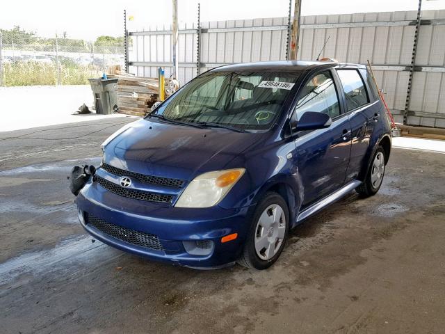 JTKKT624465018881 - 2006 TOYOTA SCION XA BLUE photo 2