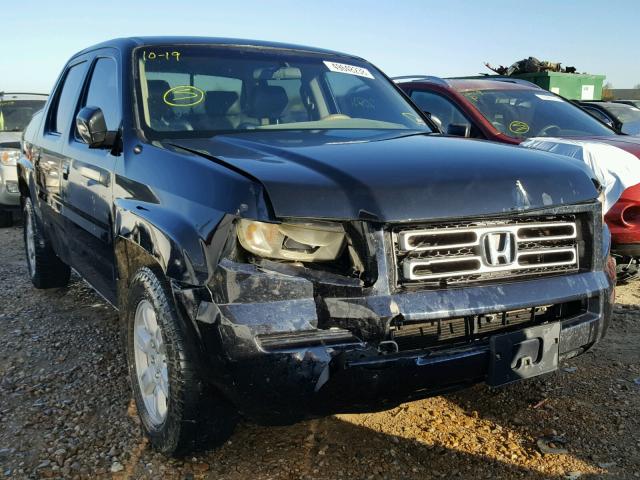 2HJYK162X6H535204 - 2006 HONDA RIDGELINE BLACK photo 1