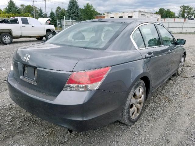 1HGCP26899A017146 - 2009 HONDA ACCORD EXL GRAY photo 4