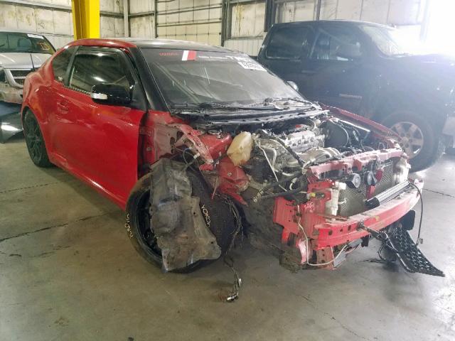 JTKJF5C70D3055778 - 2013 TOYOTA SCION TC წითელი ფოტო 1