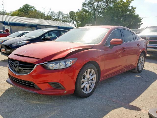 JM1GJ1U51G1481338 - 2016 MAZDA 6 SPORT RED photo 2