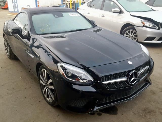 WDDPK3JA0HF139772 - 2017 MERCEDES-BENZ SLC 300 BLACK photo 1