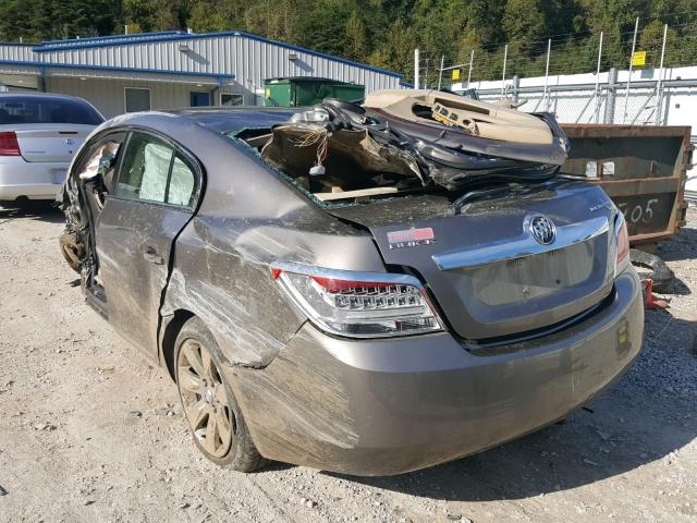 1G4GC5ED5BF232393 - 2011 BUICK LACROSSE C BROWN photo 3