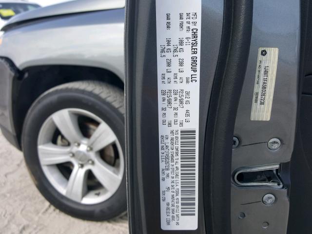 1J4NT1FA5BD267238 - 2011 JEEP COMPASS SP 灰色 照片 10