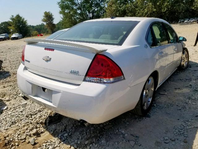 2G1WD58C969203700 - 2006 CHEVROLET IMPALA SUP Ақ фото 4