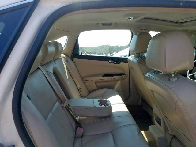 2G1WD58C969203700 - 2006 CHEVROLET IMPALA SUP Ақ фото 6