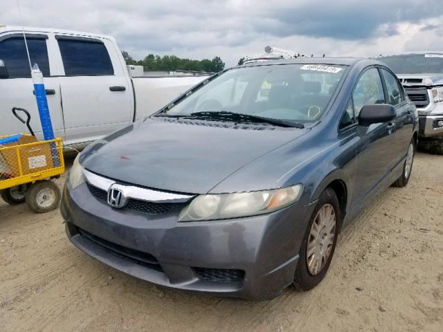 2HGFA1F34AH523888 - 2010 HONDA CIVIC VP GRAY photo 2