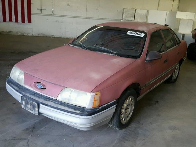 1FABP50D1JG280627 - 1988 FORD TAURUS L MAROON photo 2