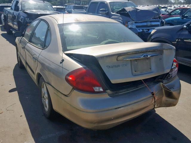 1FAFP55U51A132803 - 2001 FORD TAURUS SES GOLD photo 3