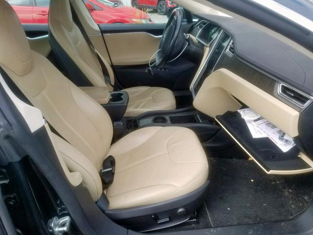 5YJSA1DN8DFP17268 - 2013 TESLA MODEL S أخضر صورة 5