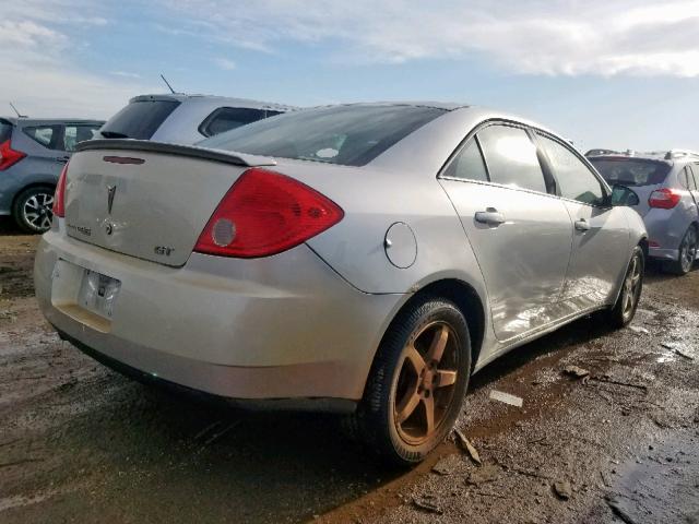 1G2ZH57N994110490 - 2009 PONTIAC G6 GT SILVER photo 4