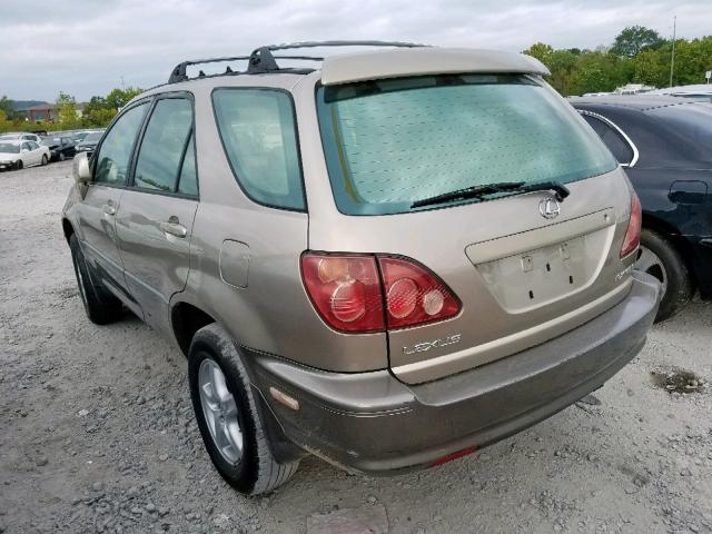 JT6GF10U0X0034852 - 1999 LEXUS RX 300 GOLD photo 3