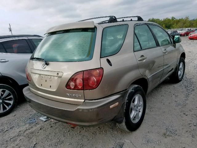 JT6GF10U0X0034852 - 1999 LEXUS RX 300 GOLD photo 4