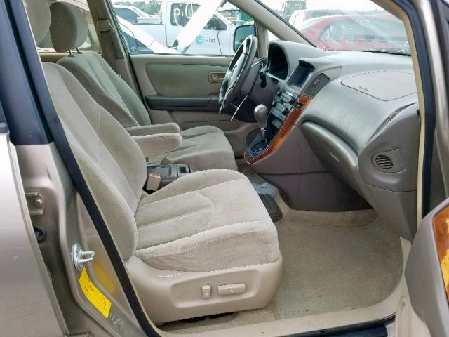 JT6GF10U0X0034852 - 1999 LEXUS RX 300 GOLD photo 5