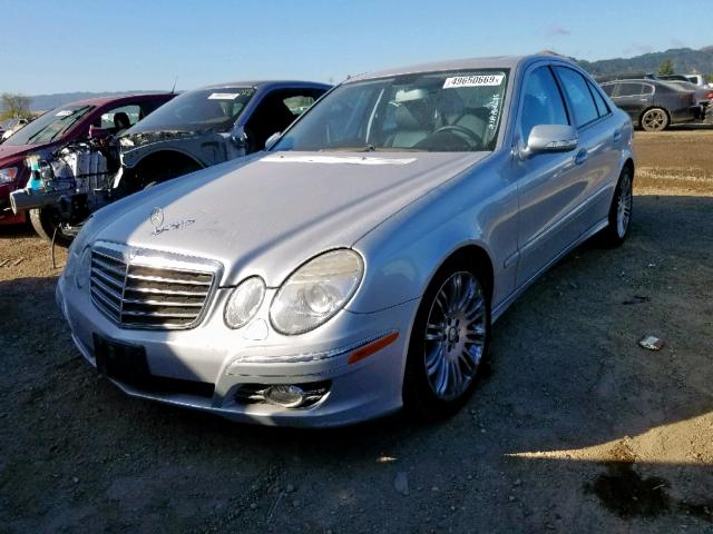 WDBUF56X58B294351 - 2008 MERCEDES-BENZ E 350 SILVER photo 2