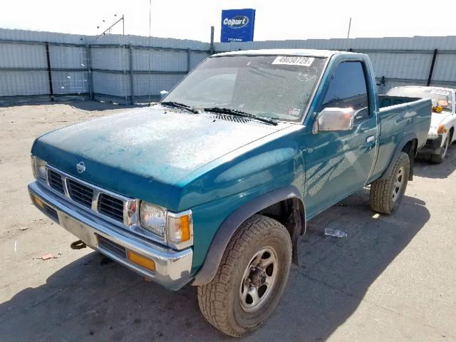 1N6SD11Y9SC336395 - 1995 NISSAN TRUCK XE GREEN photo 2