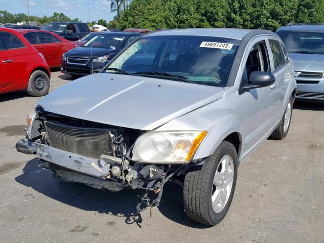 1B3HB48A99D214106 - 2009 DODGE CALIBER SX SILVER photo 2