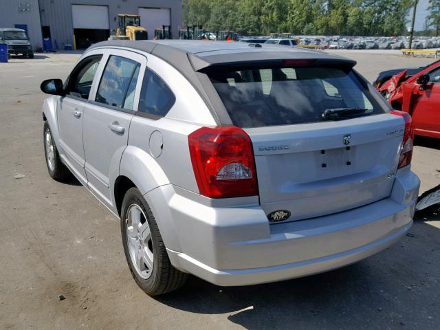 1B3HB48A99D214106 - 2009 DODGE CALIBER SX SILVER photo 3