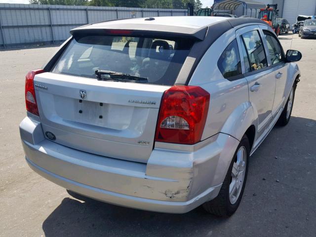 1B3HB48A99D214106 - 2009 DODGE CALIBER SX SILVER photo 4